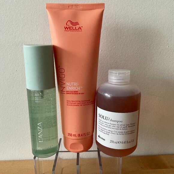 NEW DAVINES WELLA and L'ANZA | Haircare Bundle of 3 | $100 value - Picture 1 of 6